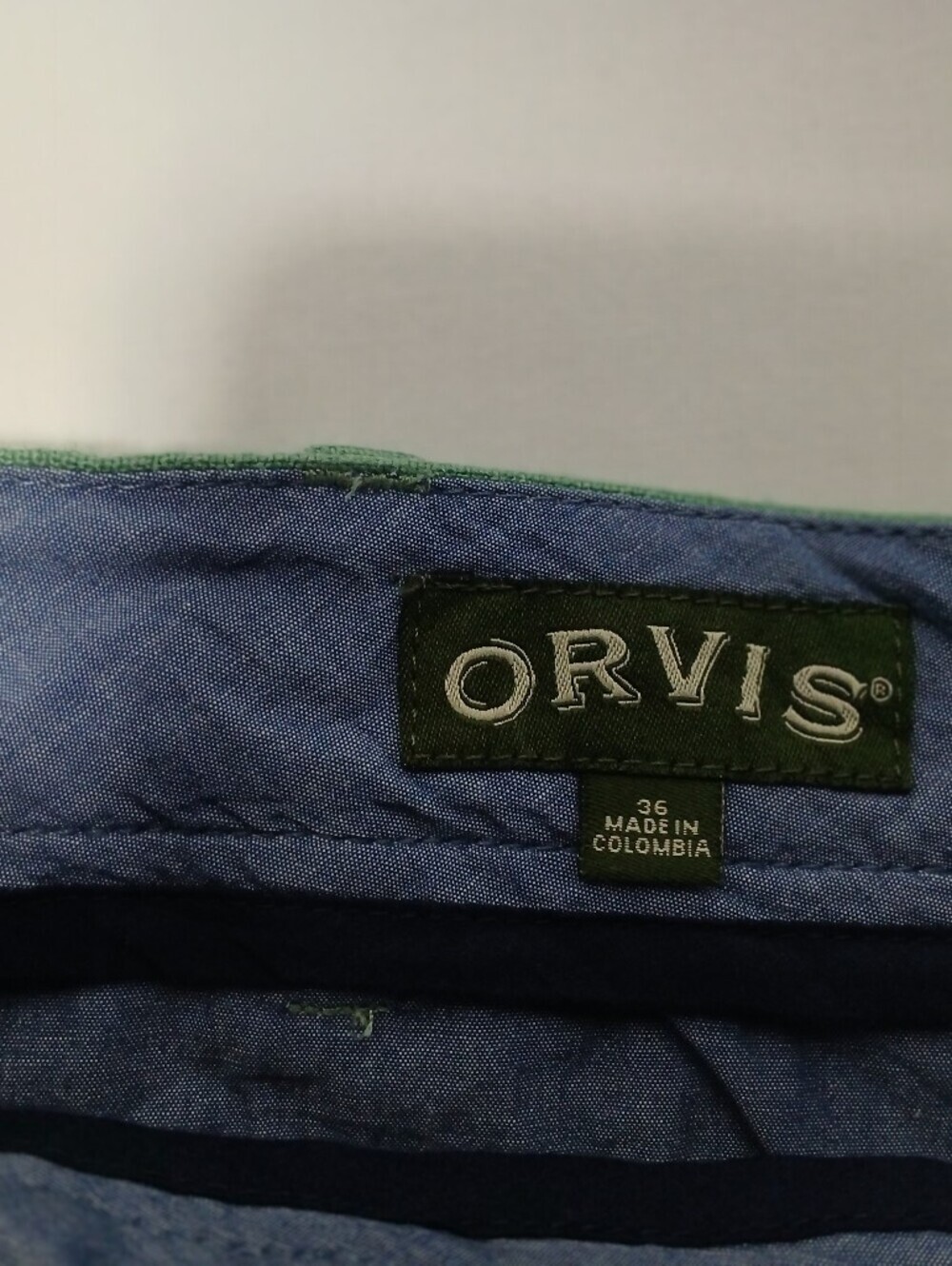 Orvis Men's 100% Linen  Shorts. Size 36 - Picture 5 of 10